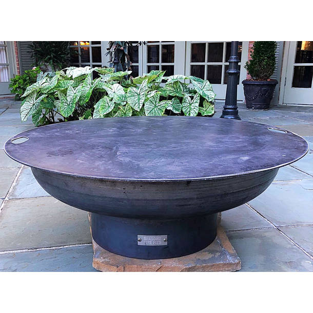 17 Stories Harrogate Steel Wood Burning Outdoor Fire Pit & Reviews